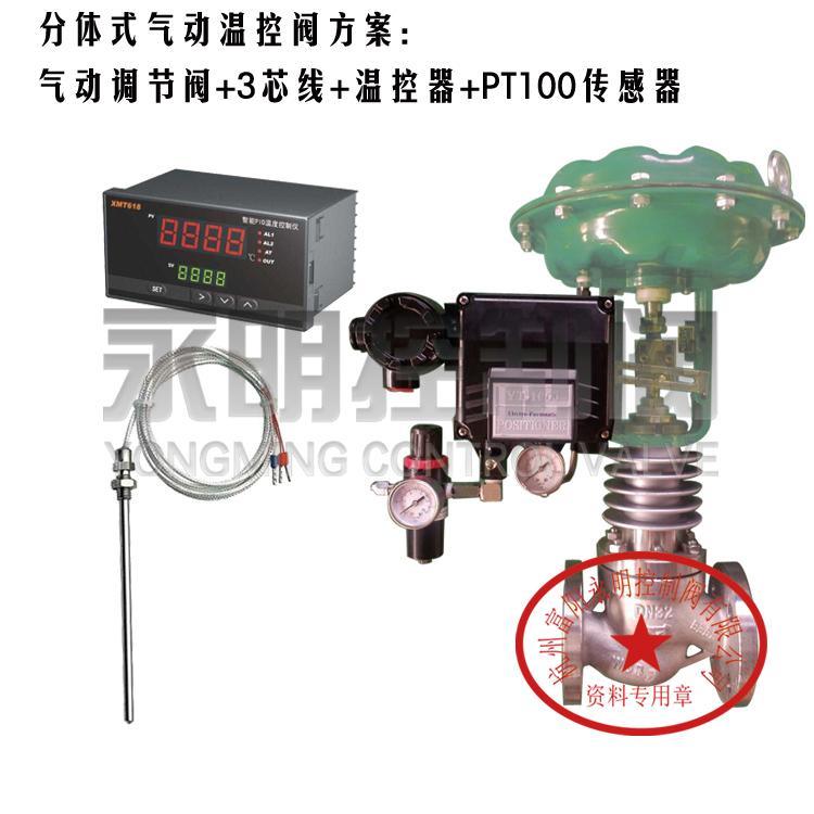 【永明控制阀】分体式智能型自反馈高精度气动薄膜温控调节阀直销
